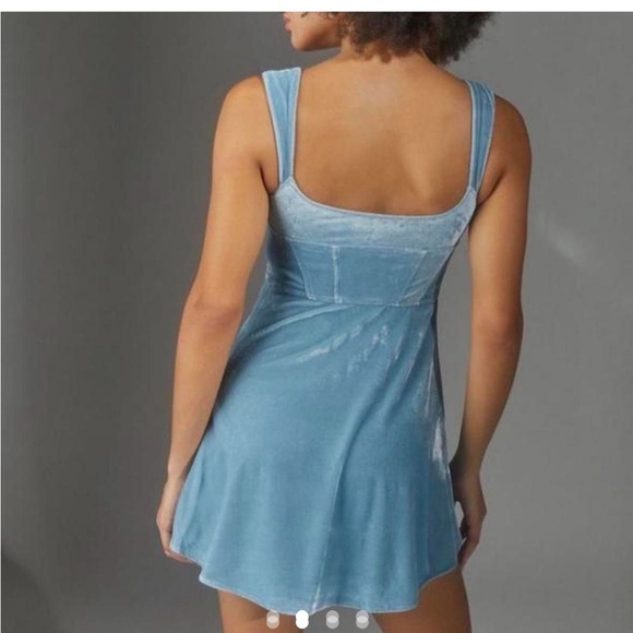 Urban Outfitters Velvet Mini Dress - Picture 2 of 4